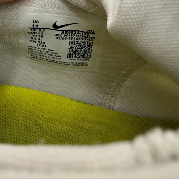 Nike women’s metcon flyknit 3 white training shoe sneaker athletic size 11 - Image 5