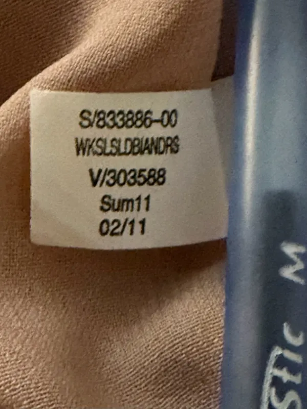 BANANA REPUBLIC NWT Mauve Linen-Blend Sleeveless Surplice Pleated Dress Size 10P - Image 9
