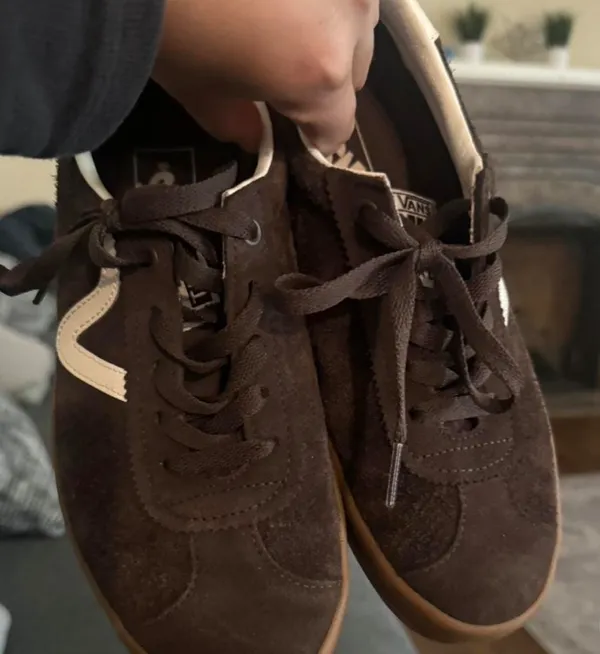 Brown Suede Vintage Vans - Image 3