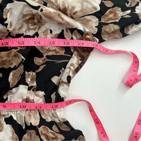Rails‎ Khloe Floral Knee Length Shift Dress Sepia Roses Sz XS - Image 8