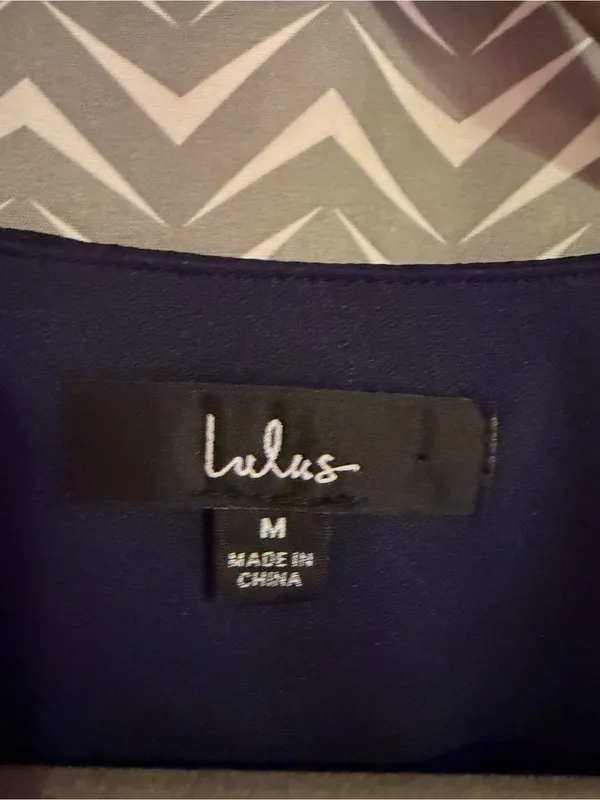 Lulus | Beautiful Details Navy Blue Floral Long Sleeve Midi Dress, M - Image 8