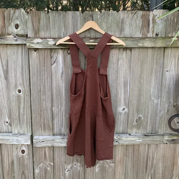 Free People Over It Short One Piece Brown Size M - Image 8