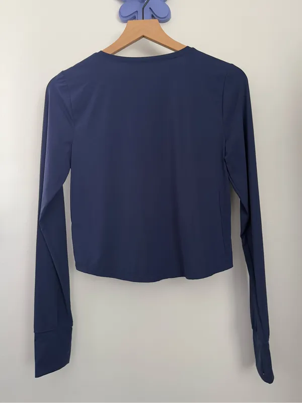 Lilly Pulitzer Small UPF 50+ Luxletic Emerie Active Tee Low Tide Navy - Image 7