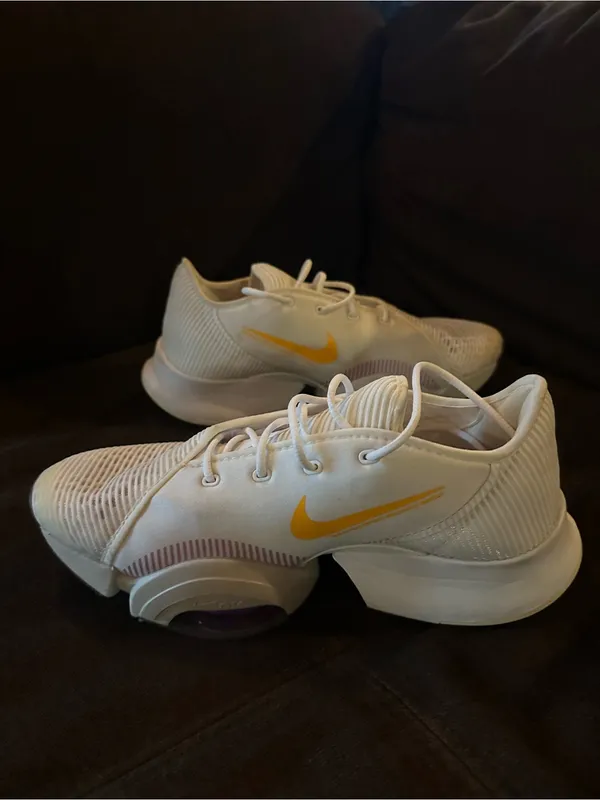Nike air zoom super rep 2 Women’s White HIIT Sneakers Lavender Swoosh Size 8.5 - Image 11