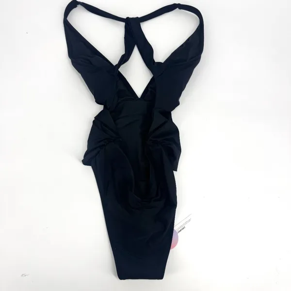 Cupshe One Piece with Cutouts and Crossback‎ Details Black Size Medium NWT - Image 2