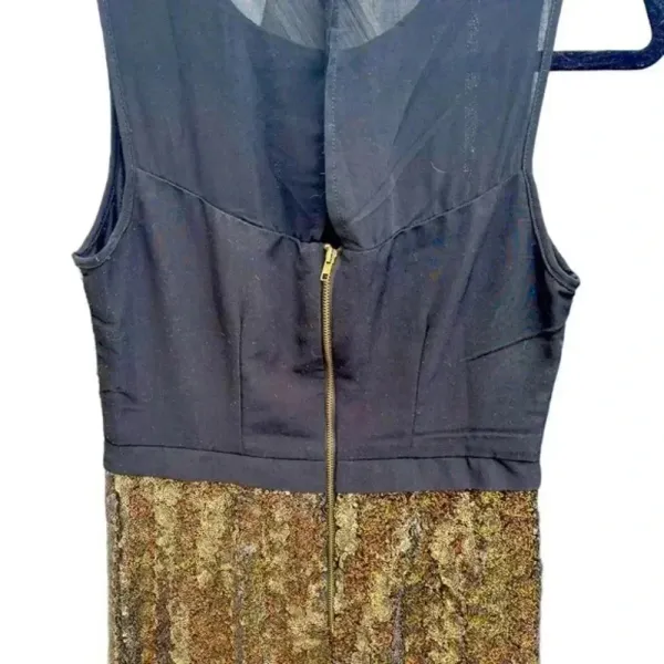 One Clothing Gold Sequin Party‎ Dress Sleeveless Cocktail Evening Mini Dress E28 - Image 6