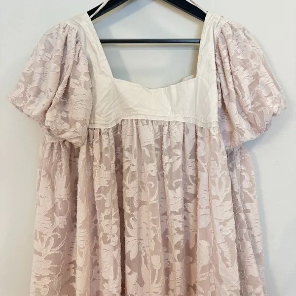 FREE PEOPLE Sunrise To Sunset Top in Champagne Dream Size Medium - Image 3