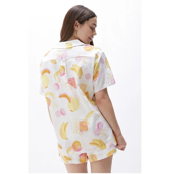 Charlie Holiday Indie Fruit Print Shirt Shorts Matching Two Piece Vacation Set - Image 6