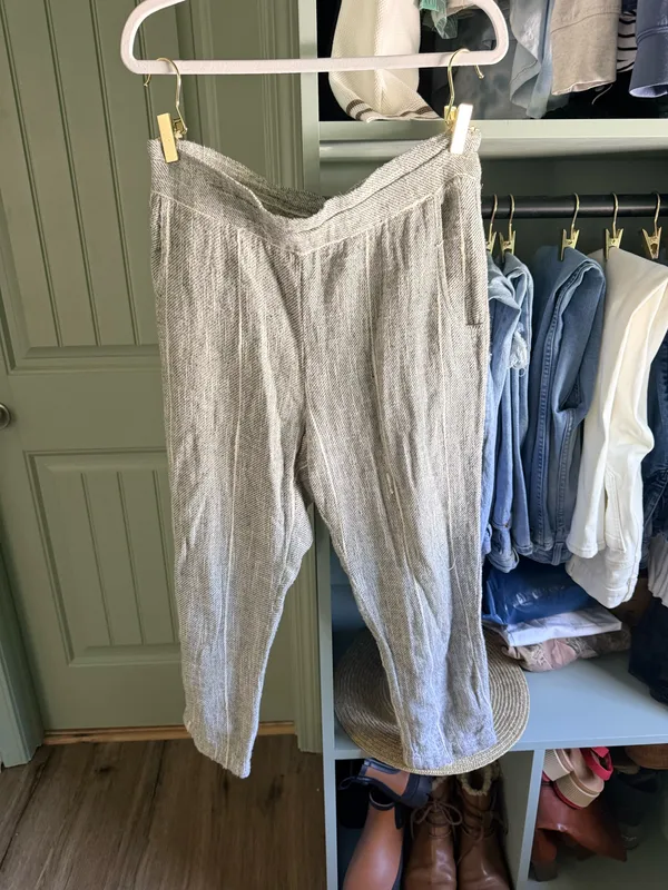 Free People Yarn Dye Paper Bag Pants - Image 2
