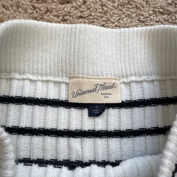 Universal Threads black and white striped midi skirt - Image 2