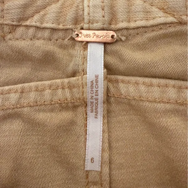 Free People Hang On Tight Belted Utility Mini Skirt in Sand Size 6 NWOT - Image 10