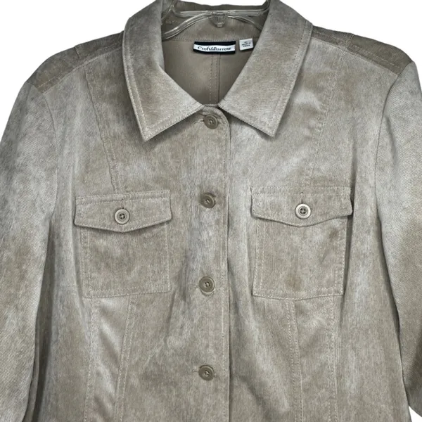 Croft &‎ Barrow Tan Corduroy Jacket - Image 2