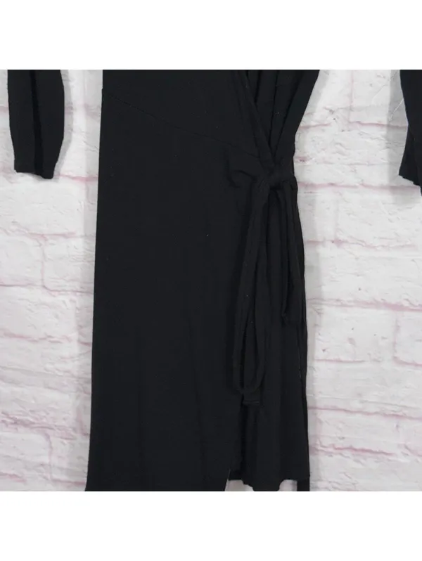 Lulus Black Wrap Dress - Size S - Image 3
