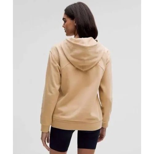 Lululemon All‎ Yours Hoodie Women 8 Pecan Tan Oversized Cotton Fleece NWOT - Image 3
