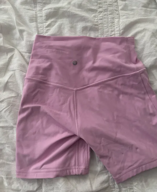Lululemon Pink Align High-Rise Biker Short 6 - Image 3