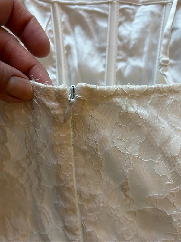 Lulu's Ivory Lace Mini Slip Dress - Image 4