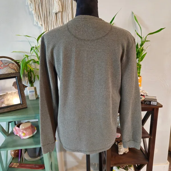 Members Mark Thermal Men’s Henley Size Small - Image 2