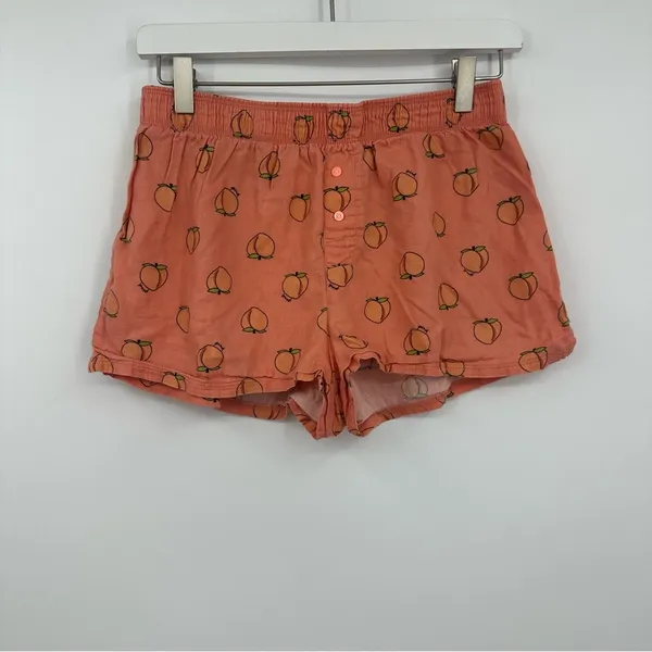 Victoria's Secret Pink Peach Sleep Shorts Pajamas Size XS - Image 2