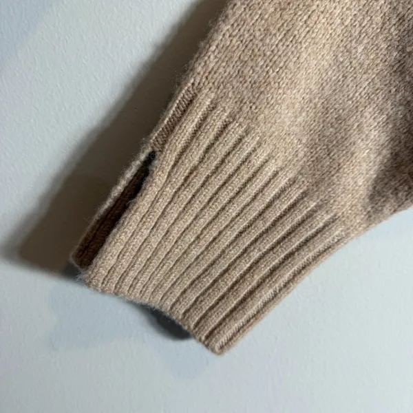 Favorite Daughter The William Sweater Wool Cashmere Women's Large Almond NWOT - Image 9