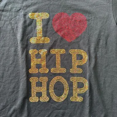 I Love Hip Hop Bejeweled Tee - Image 3
