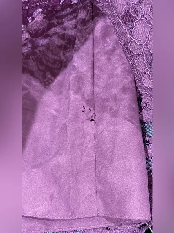 Davis bridal New no tags size 6 Strapless Lavender Lace A-Line Dress - Image 6