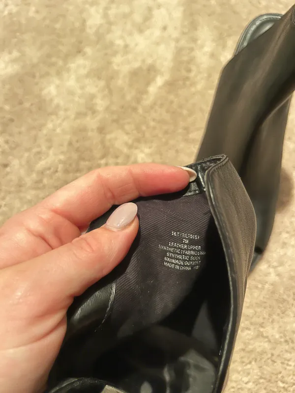 Steve Madden Black Leather Open Toe Booties - Image 5