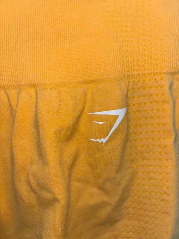 Yellow Gymshark Shorts Seamless  - Image 3