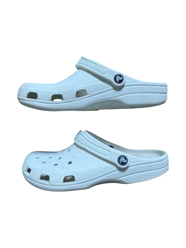 Crocs Unisex Adult Classic Clog US 8M White - Image 4