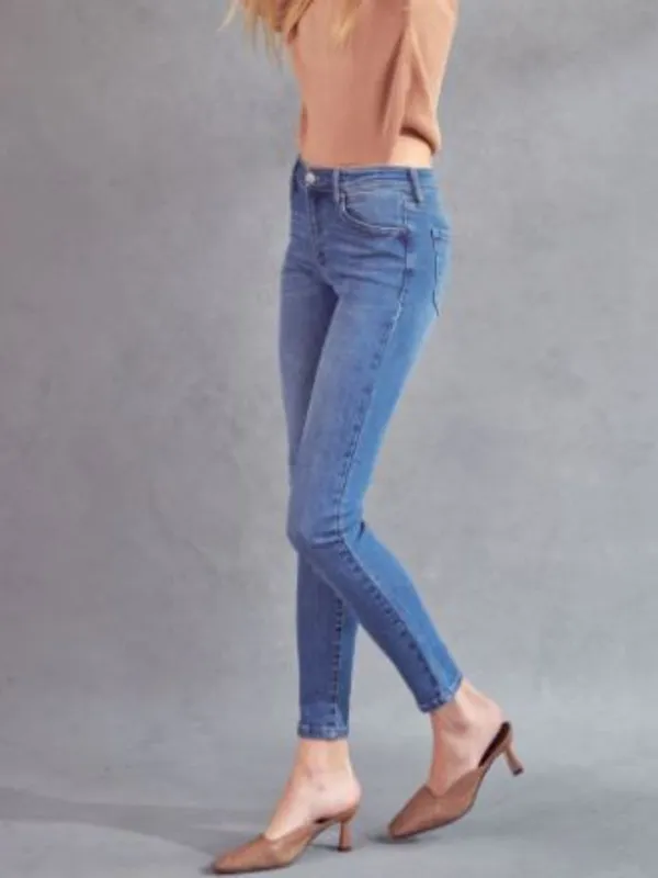 KanCan Caprice High Rise Skinny Jeans Medium Wash Women's Denim Size 24 - Image 2