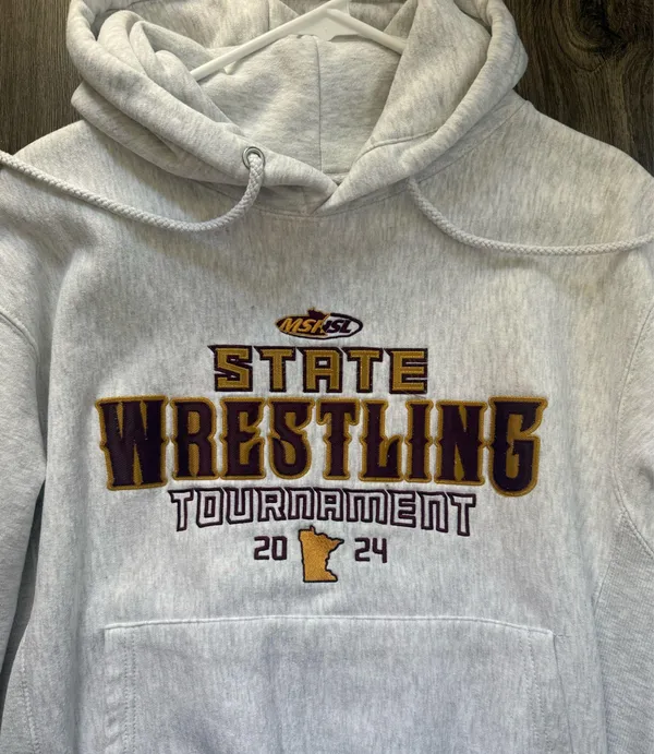 Minnesota Wrestling Sweatshirt Gray - Image 2