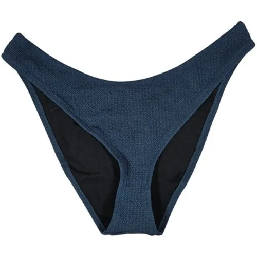 J. Crew‎ Textured curved-waist cheeky bikini bottom in Navy L NWT - Image 2