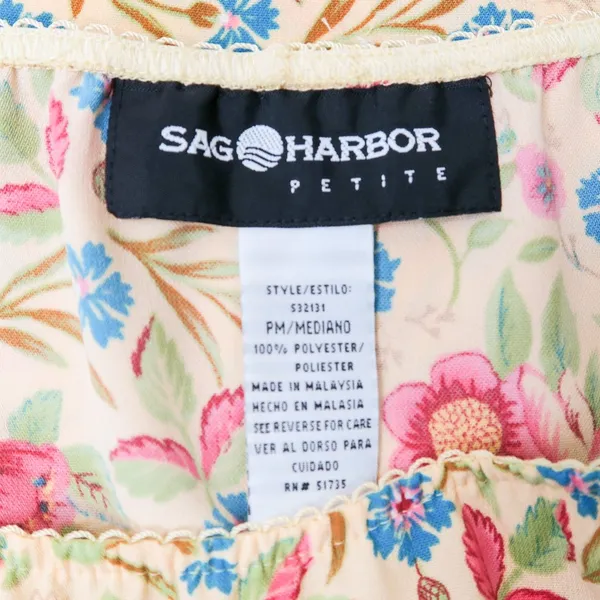 Vintage Y2K Sag Harbor Patchwork Floral Skirt - Image 7