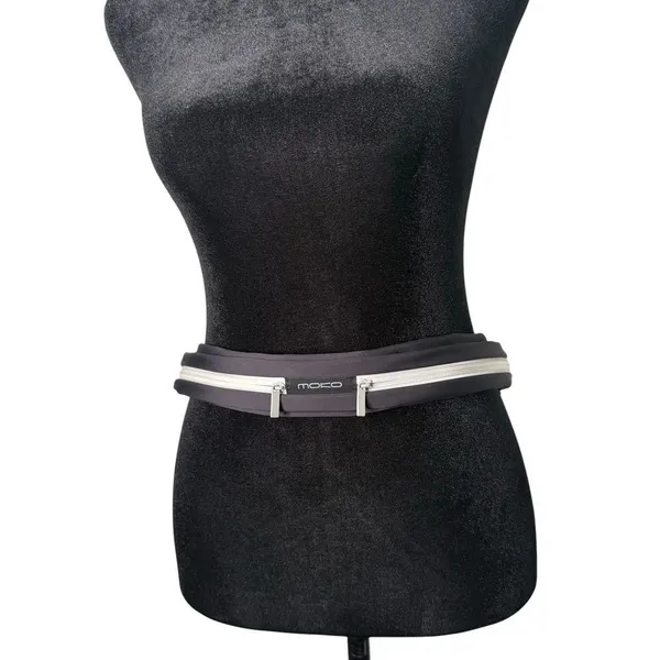 Unisex Adult Dual Pouch Running Belt Adjustable Sweatproof Waist Pack Fitness - Image 3