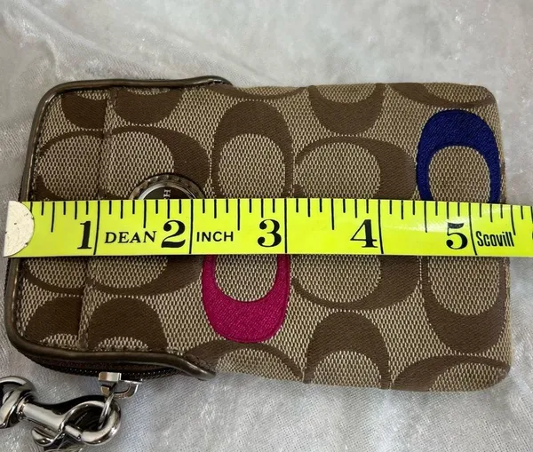 coach wristlet wallet coin purse - Image 6