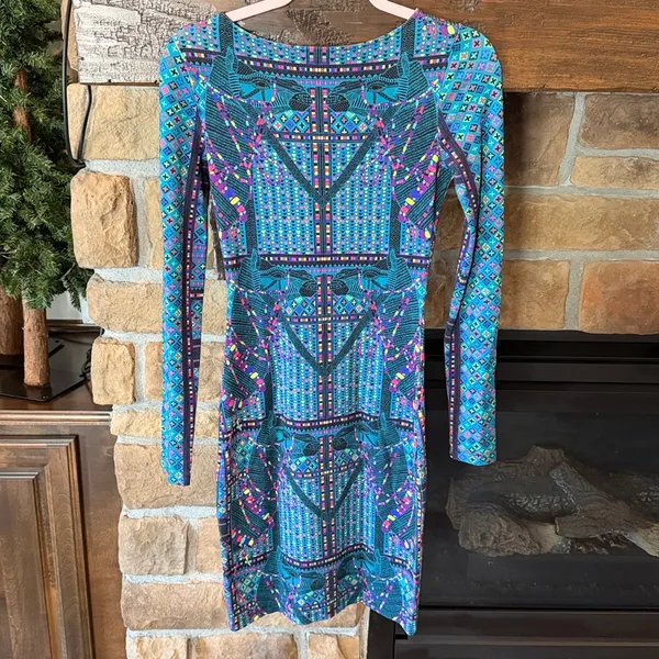 Mara Hoffman Cut Out Camel print Dress - Image 7