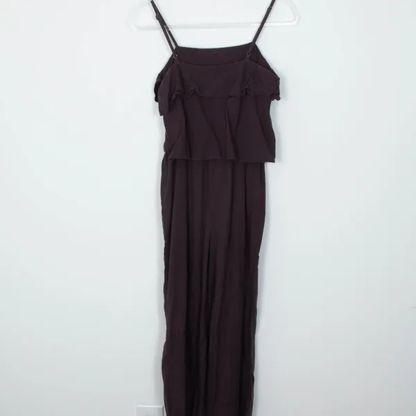 Anthropologie Mo:Vint Linen Blend Culotte Sleeveless‎ Jumpsuit Boho Womens Small - Image 6