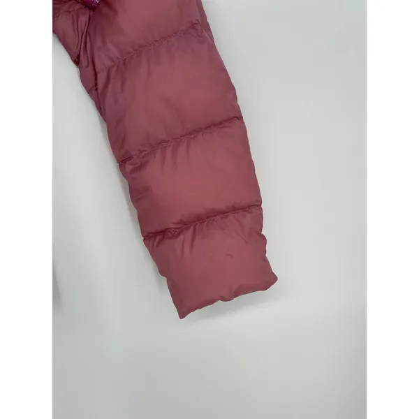 UNIQLO‎ Women Puffer Jacket Pink Lightweight Down Filled Full Zip Hooded Size M - Image 9