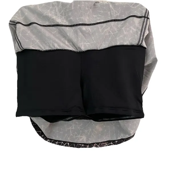 Lululemon Pace‎ Rival Skort Skirt Women's 4 Sugar Crush Black Pattern Tennis Run - Image 5