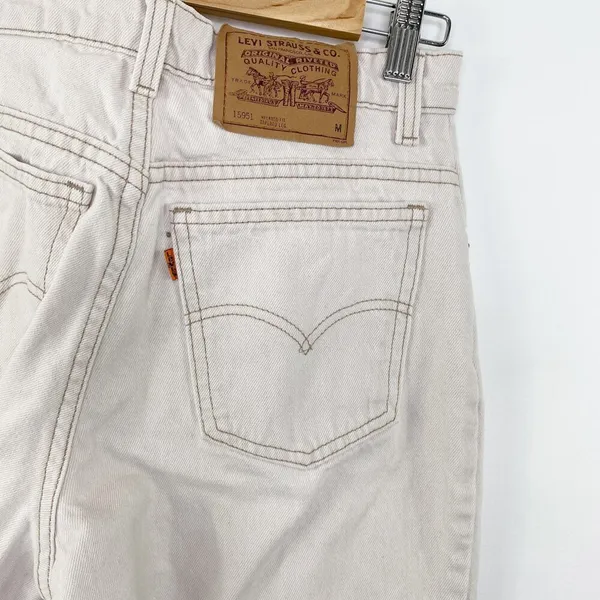 Vintage 1996 951 Levi's Jeans Womens Sz 8 Relaxed Fit Tapered Leg‎ Denim - Image 6
