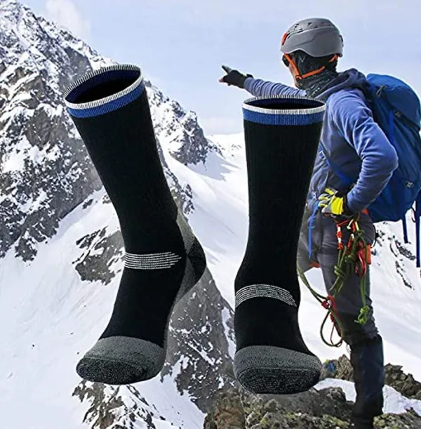 Merino Wool Cushioned Outdoor Hiking, Work, Trekking Socks Medium - Image 2