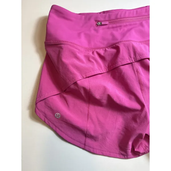 lululemon Run Speed‎ Short Pow Pink Lined Running Shorts Size 6 - Image 4