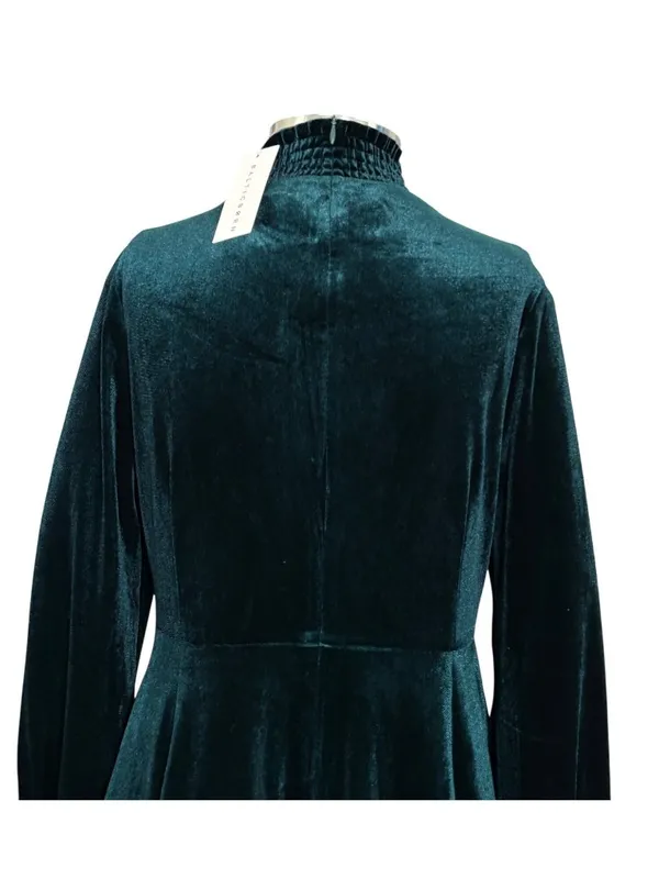 NEW Baltic Born Tina Velvet Dress In Emerald Green Size Large - Image 9