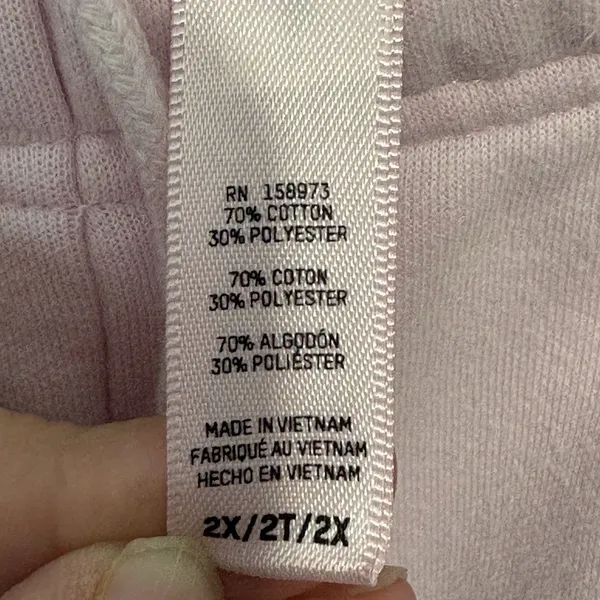 Skims Womens Light Pink Sweatpant Joggers 2X Comfy Cozy Lounge - Image 11