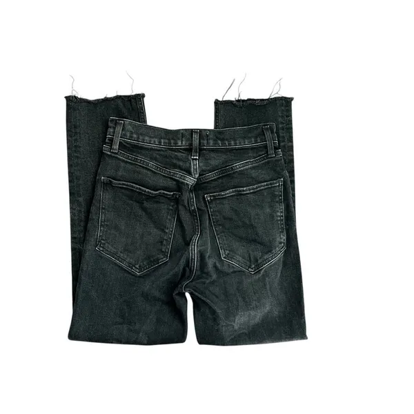 Agolde High Rise Straight Leg Button Fly Cropped Jean 25 - Image 4