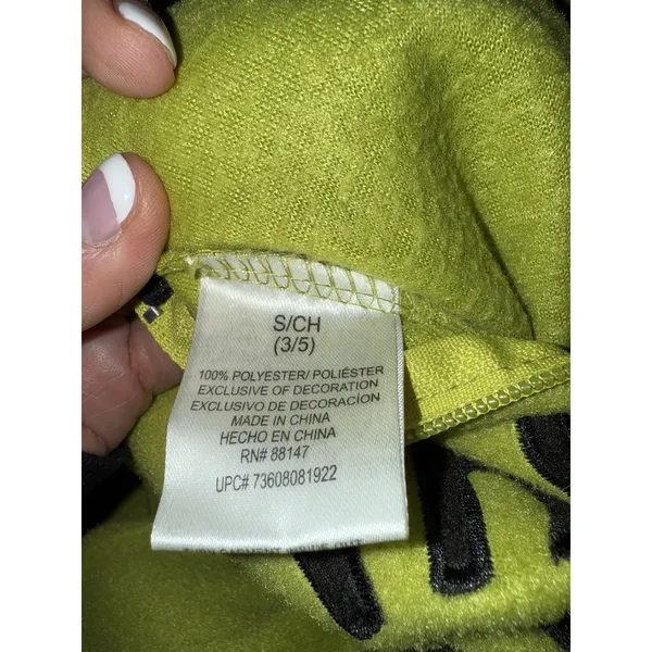 Dr. Seuss Women's Sz Small S 3/5‎ The Grinch Hooded Costume Pajama Jumpsuit - Image 6