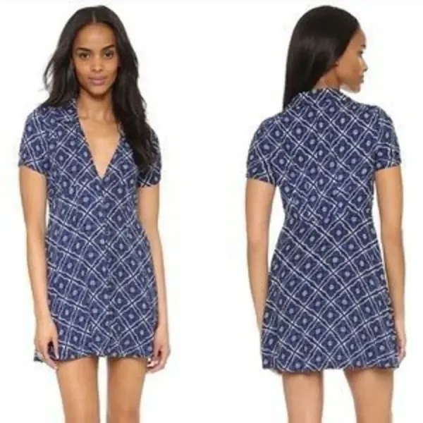 ✨Free People blue Melody Easy print mini dress✨ - Image 3