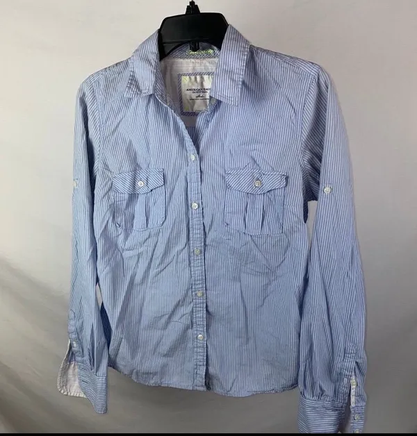 American Eagle Button up - Image 6