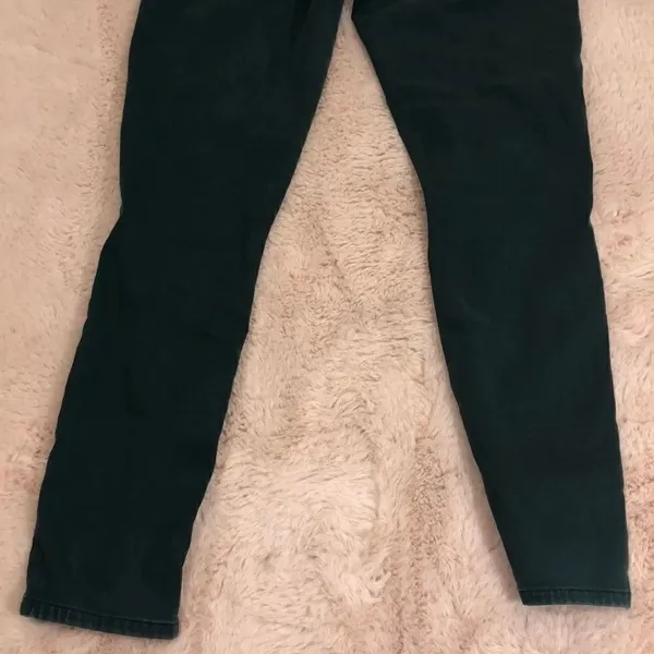 7 for all mankind forest green skinny cropped jean - Image 8
