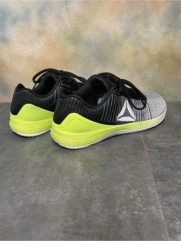 Reebok Crossfit Nano 7.0 Women's White/Black/Volt Cross-Training Shoes Sz 9.5 - Image 11
