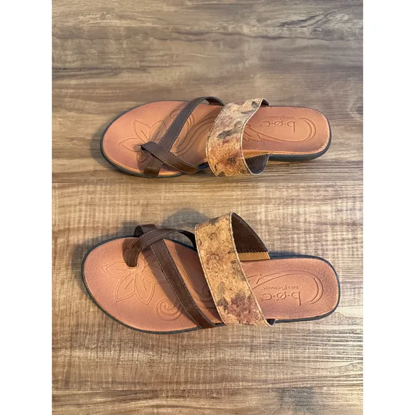 BOC Born Concept Women Brown Cork Strap Thong Sandals‎ Size 9 - Image 8